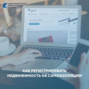 В Кадастровой палате рассказали, как регистрировать недвижимость на самоизоляции